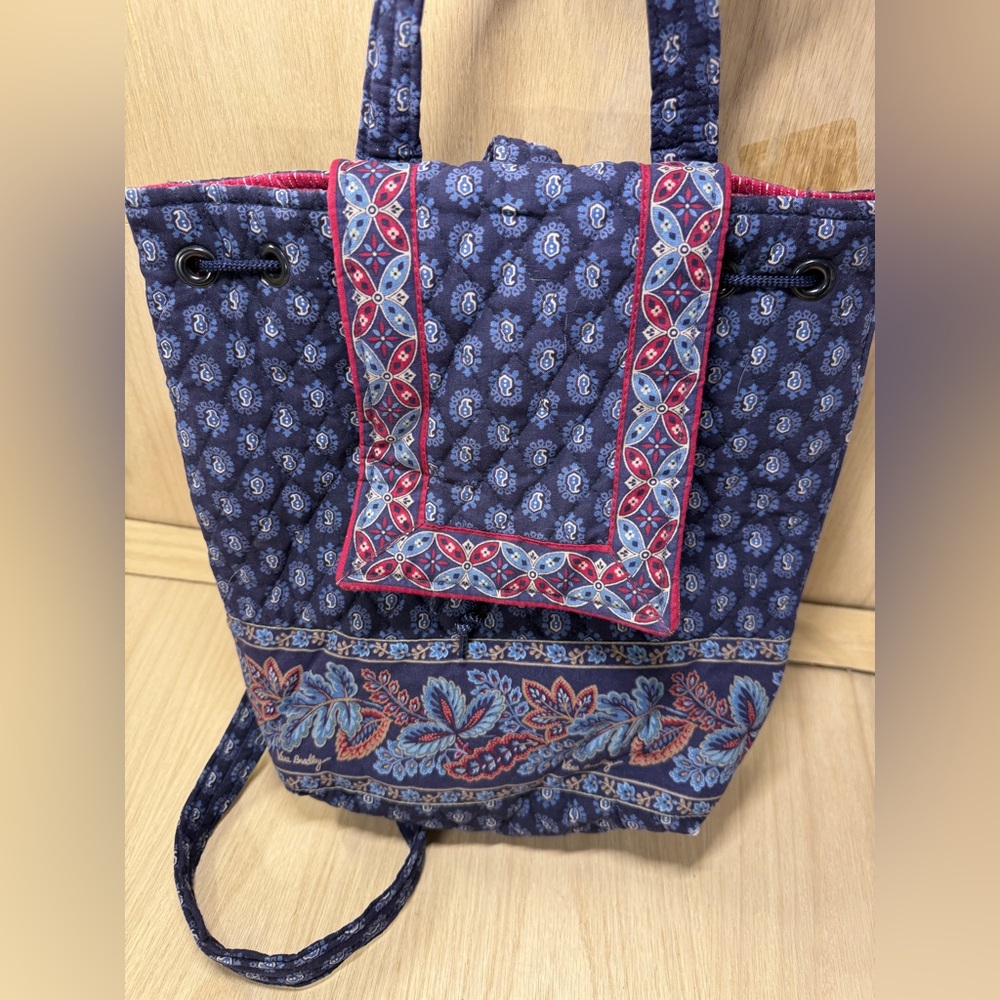 Vera Bradley Vintage Mimi Backpack Blue